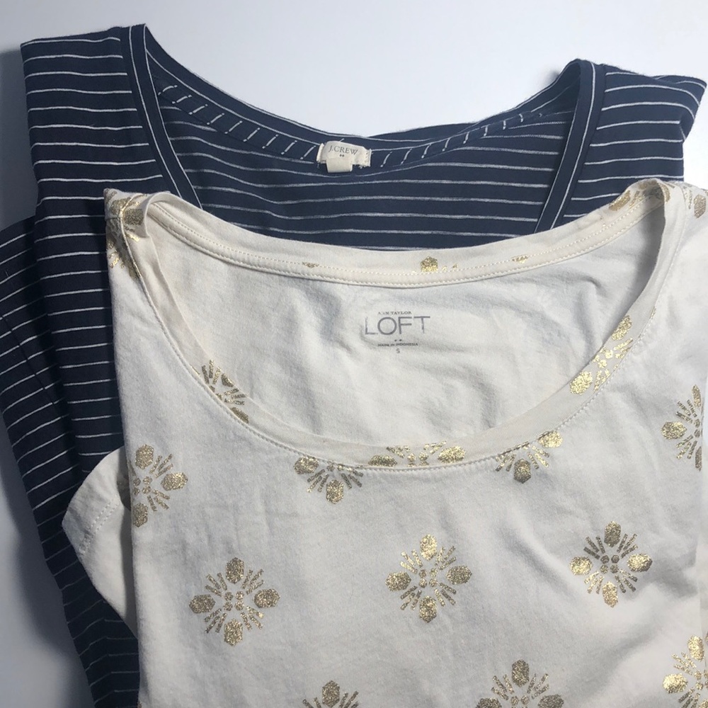 Lot of 2 Long-sleeved shirts J Crew Loft  S